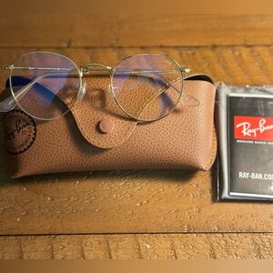 Ray Ban Round Blue-Light Clear Evolve